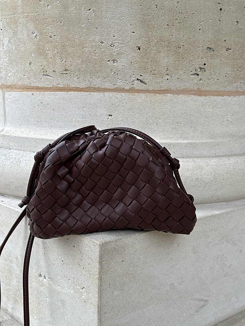 Zara – Mini Woven Vegan Leather Bag