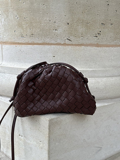 Zara – Mini Woven Vegan Leather Bag