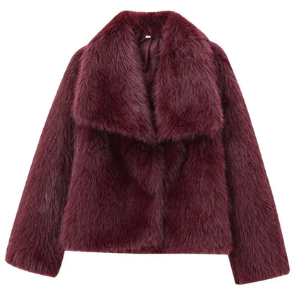 Imari - Elegant Faux Fur Winter Jacket for Women