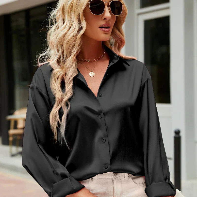 Liana – Chic Satin Blouse