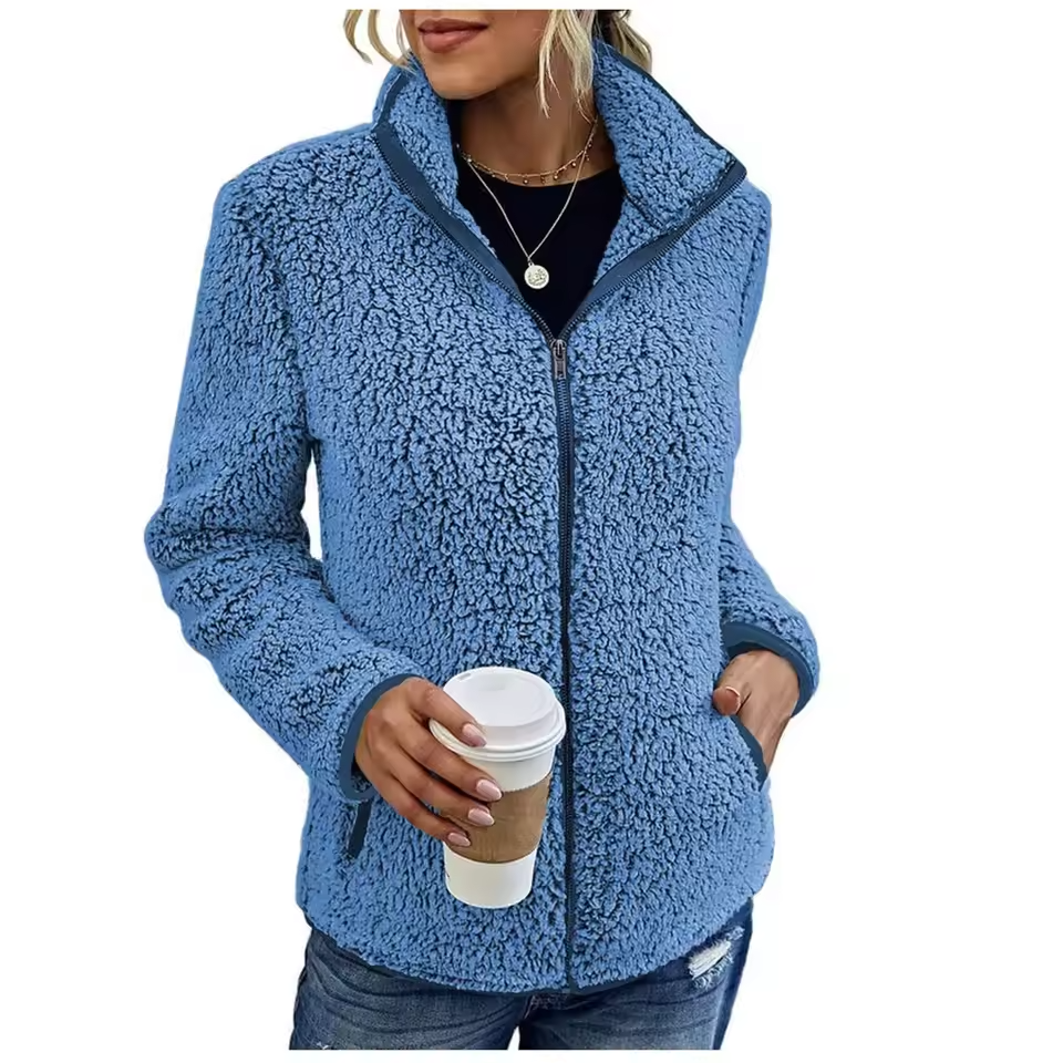 Aisha – Fleece Zip-Up Jacket