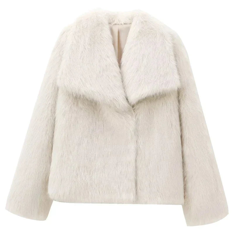 Imari - Elegant Faux Fur Winter Jacket for Women