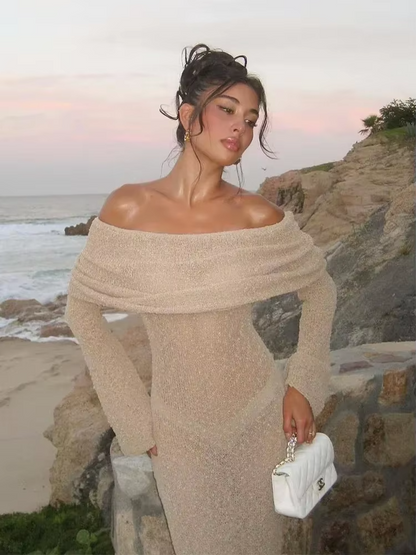 Daisy – Off-Shoulder Maxi Dress