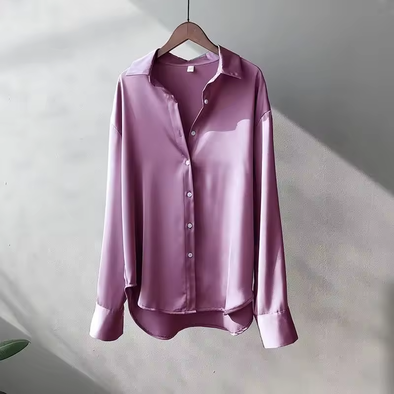 Sierra – Elegant Satin Blouse