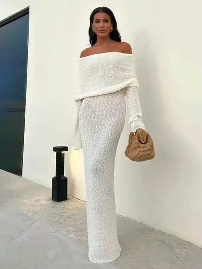 Daisy – Off-Shoulder Maxi Dress