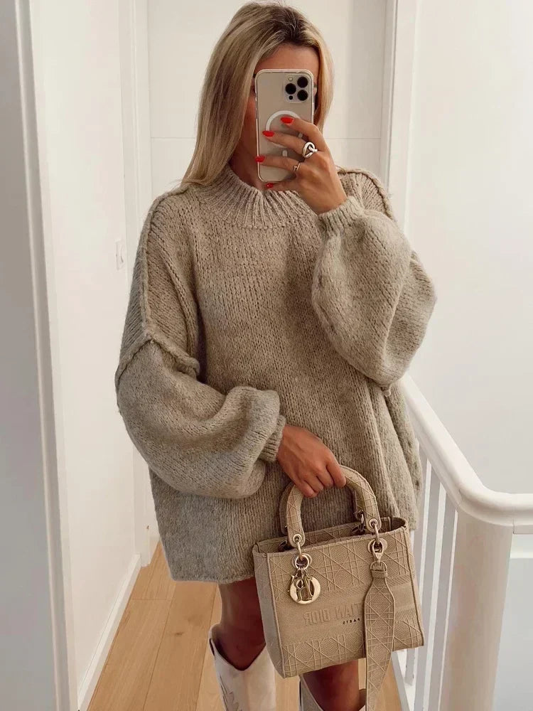 Talia – Oversized Knit Sweater
