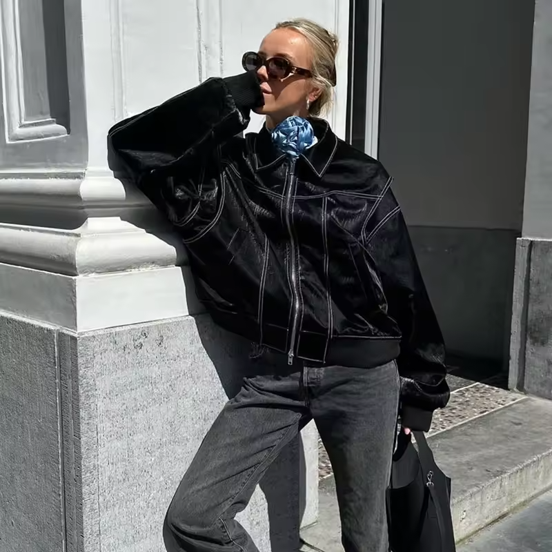 Eden – Relaxed Leather Jacket