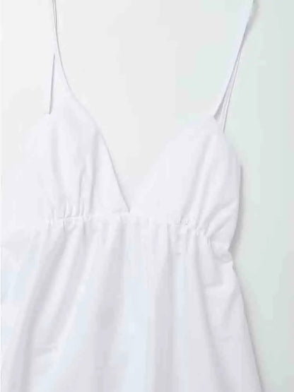 Sydney – Elegant White Midi Dress