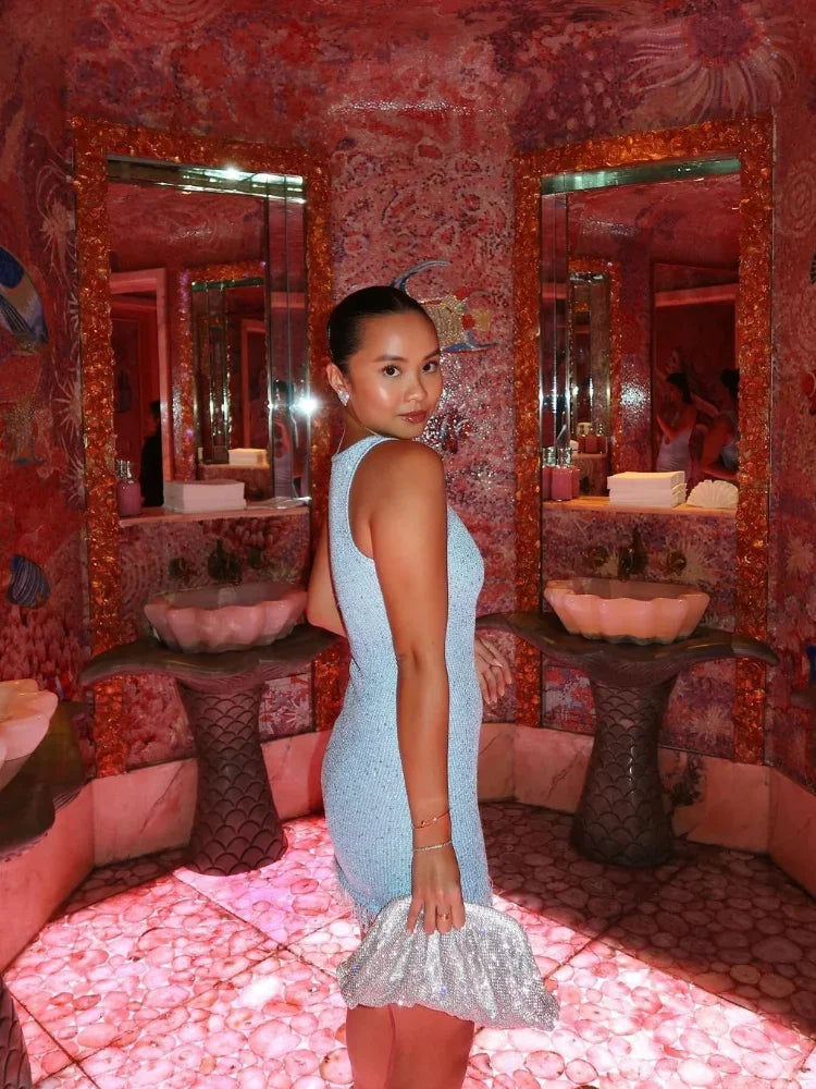 Ashley – Stylish Sequins Mini Dress