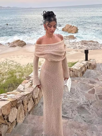 Daisy – Off-Shoulder Maxi Dress