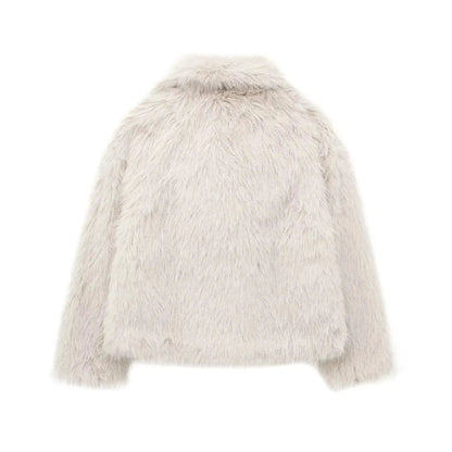 Quinn - Plush Faux Fur Coat
