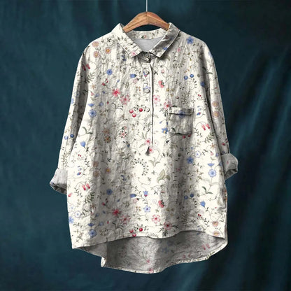 Bella – Floral Button-Up Shirt
