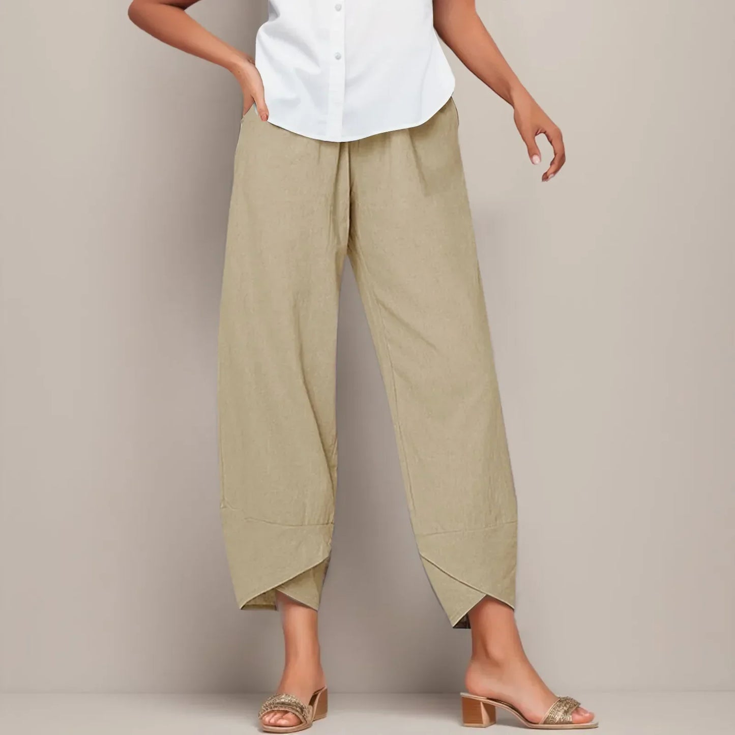 Belinda – High-Waist Casual Pants