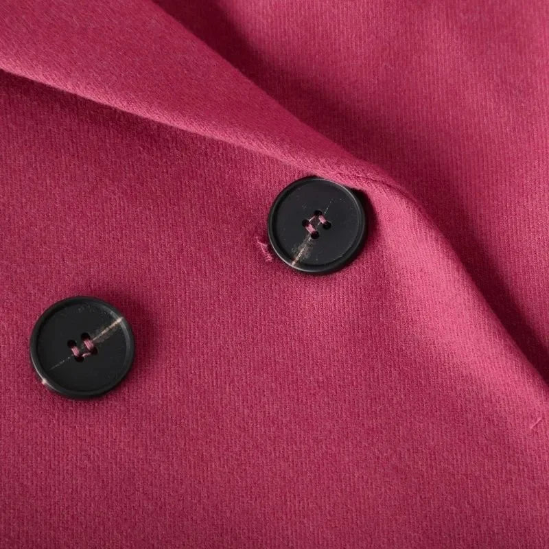 Marlow – Long Buttoned Blazer Coat