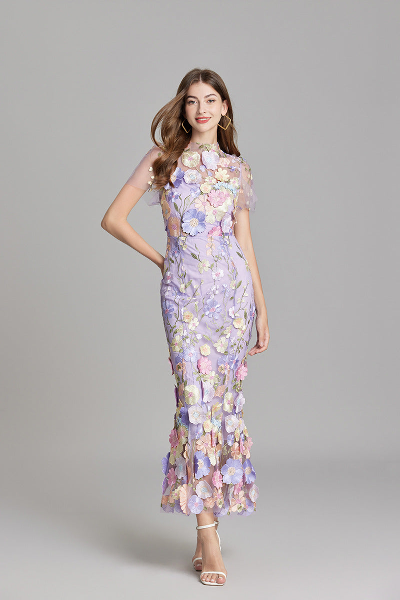 Seraph – Embroidered Maxi Dress
