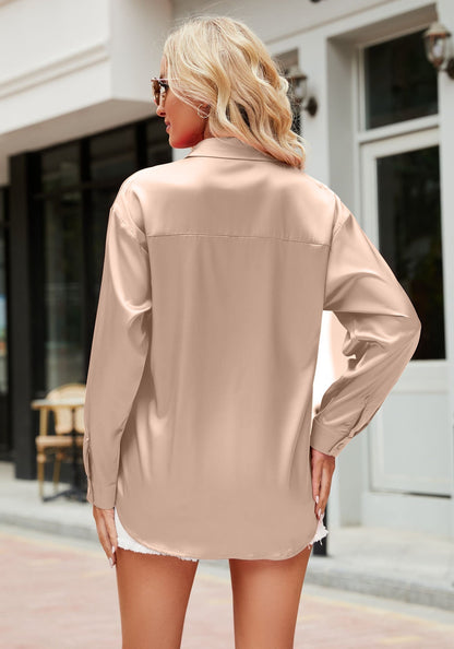 Liana – Chic Satin Blouse