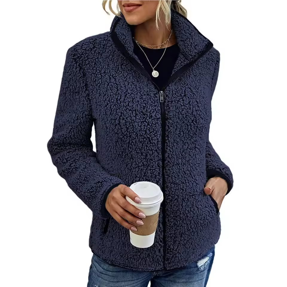 Aisha – Fleece Zip-Up Jacket