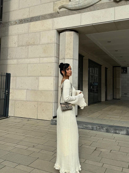 Candor – Ruffles Flared Maxi Dress