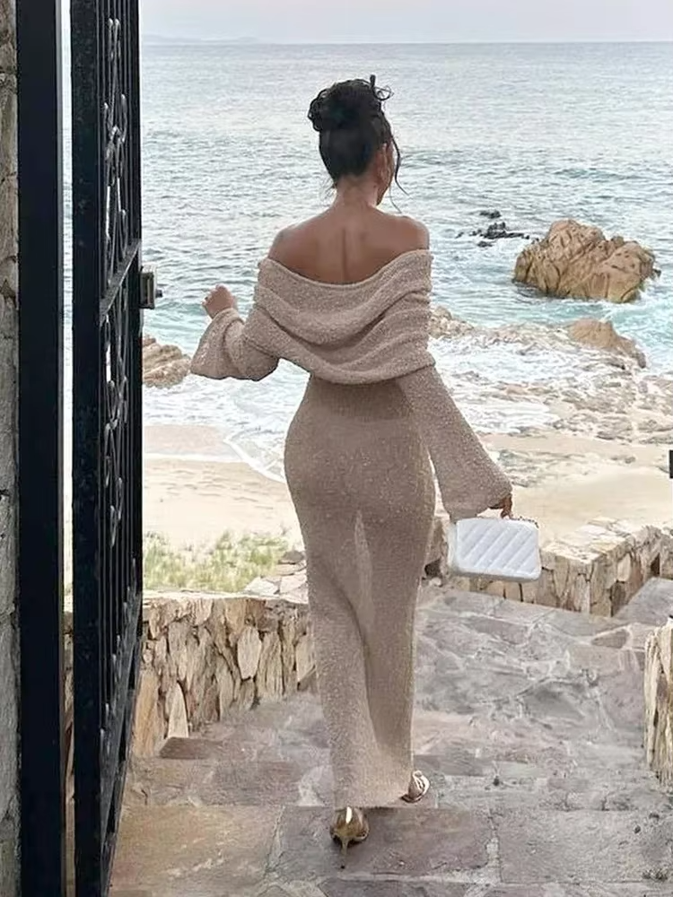 Daisy – Off-Shoulder Maxi Dress