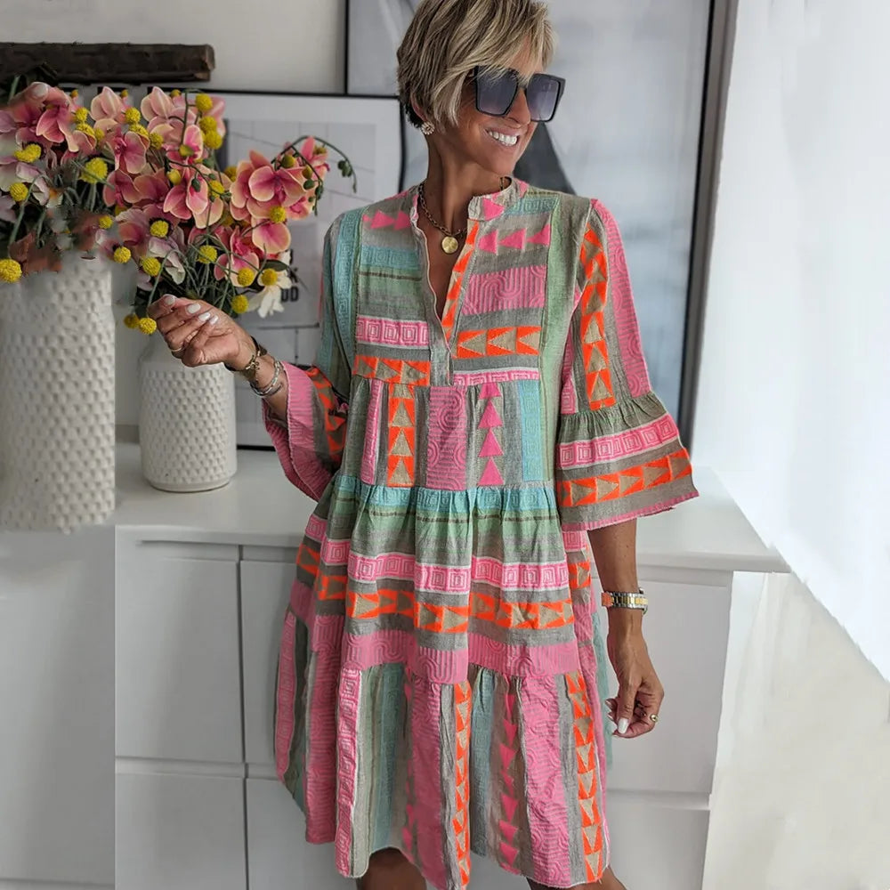 Louisa – Boho Tiered Dress