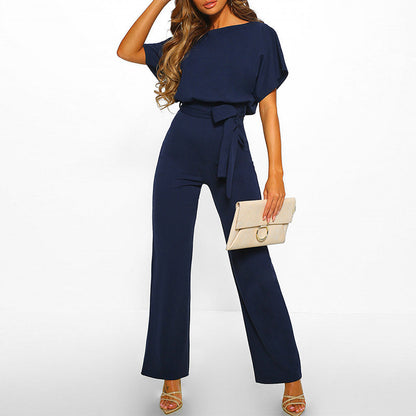 Michelle – Stylish Belted Jumpsuit
