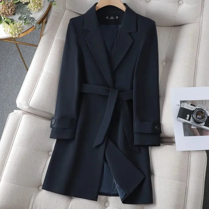 Marlow – Long Buttoned Blazer Coat
