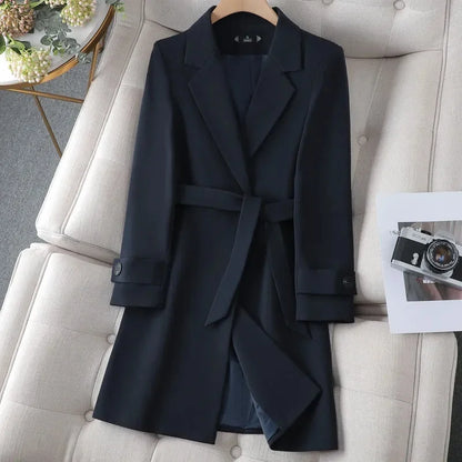 Marlow – Long Buttoned Blazer Coat