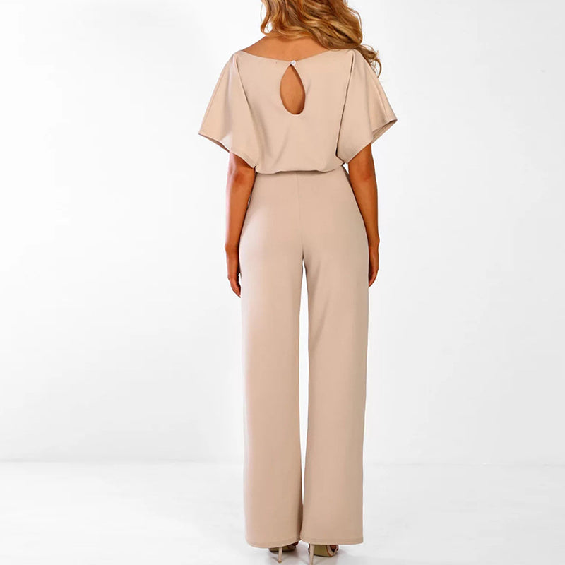 Michelle – Stylish Belted Jumpsuit
