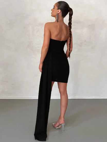 Angela – Classic Glitter Mini Dress