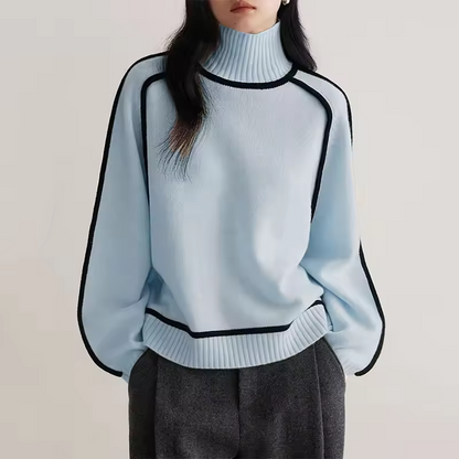 Zelia – Knitted Turtleneck Sweater