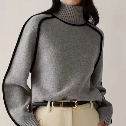 Zelia – Knitted Turtleneck Sweater