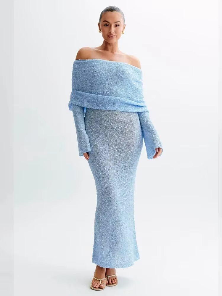 Daisy – Off-Shoulder Maxi Dress