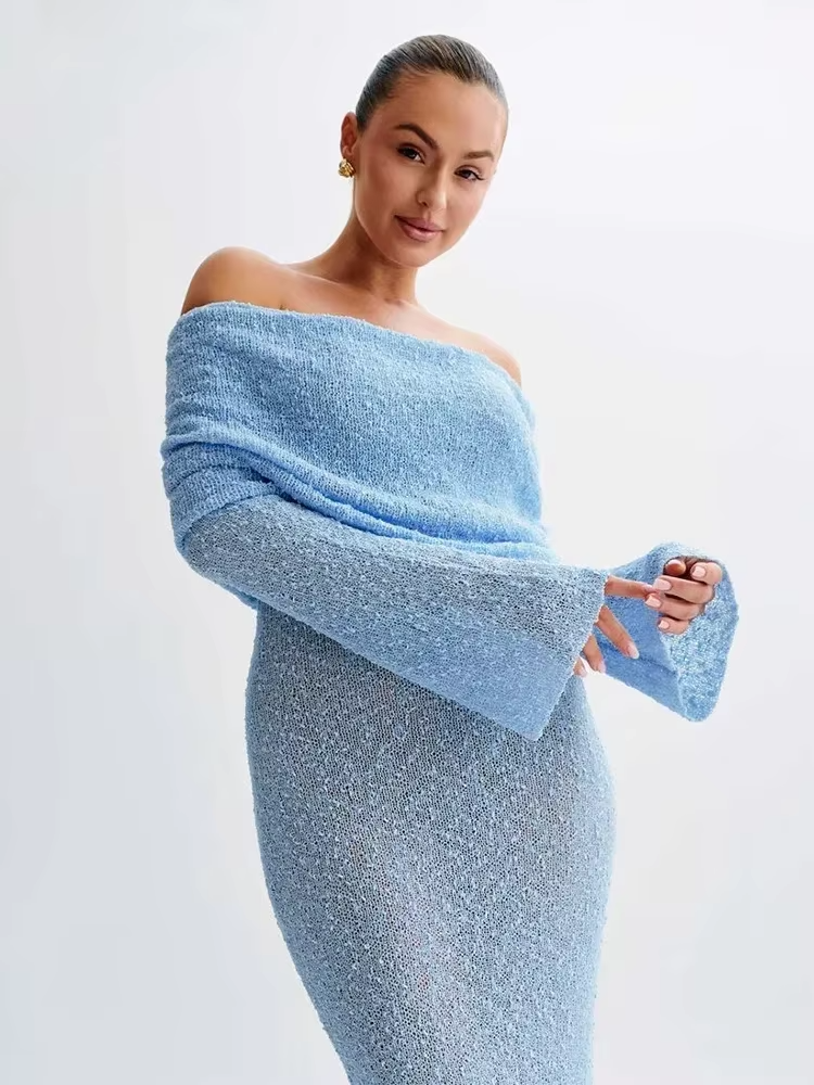 Daisy – Off-Shoulder Maxi Dress