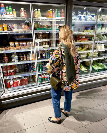 Clarise - Padded Floral Jacket