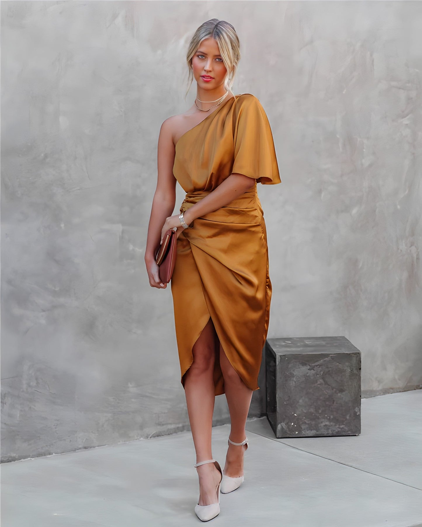Eden – Luxury One-Shoulder Dress