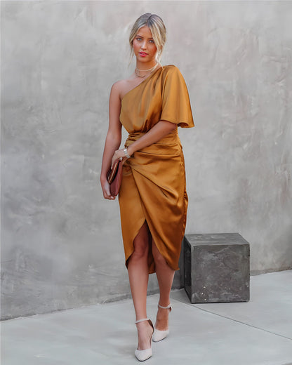 Eden – Luxury One-Shoulder Dress