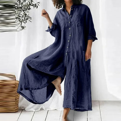 Sage – Oversized Cuasual Maxi Dress