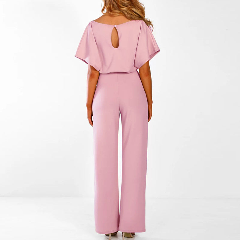 Michelle – Stylish Belted Jumpsuit