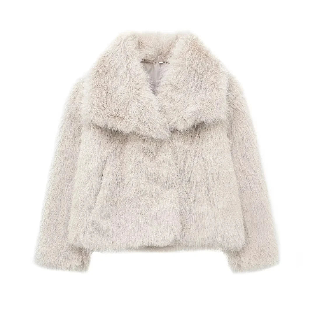 Quinn - Plush Faux Fur Coat