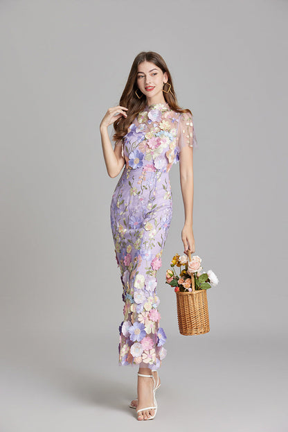 Seraph – Embroidered Maxi Dress