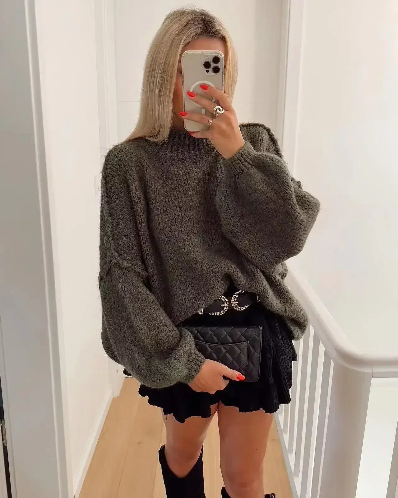 Talia – Oversized Knit Sweater