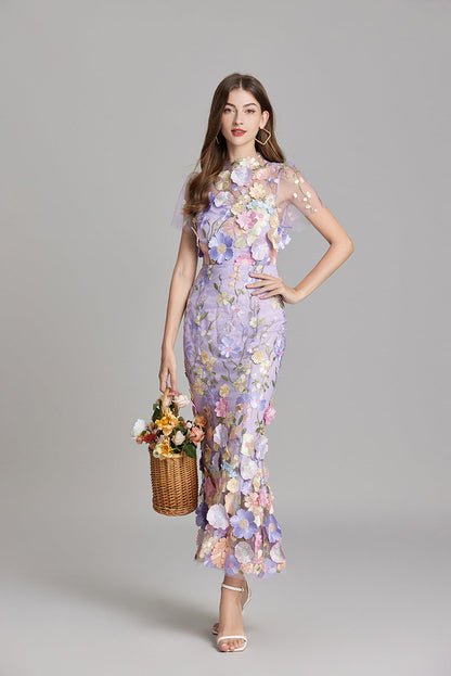 Seraph – Embroidered Maxi Dress
