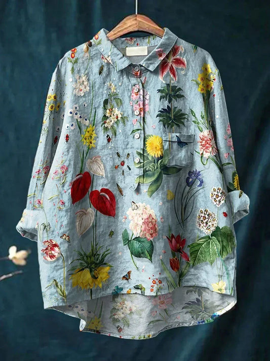 Megan – Floral Loose-Fit Shirt
