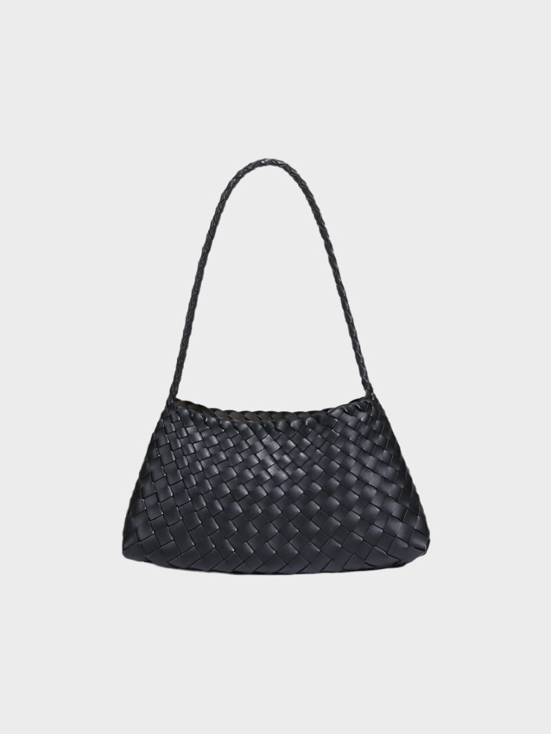 Romi – Braided Faux Leather Handbag