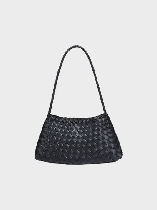 Romi – Braided Faux Leather Handbag