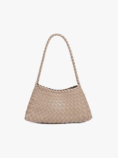 Romi – Braided Faux Leather Handbag