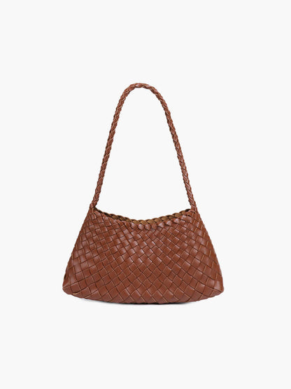 Romi – Braided Faux Leather Handbag