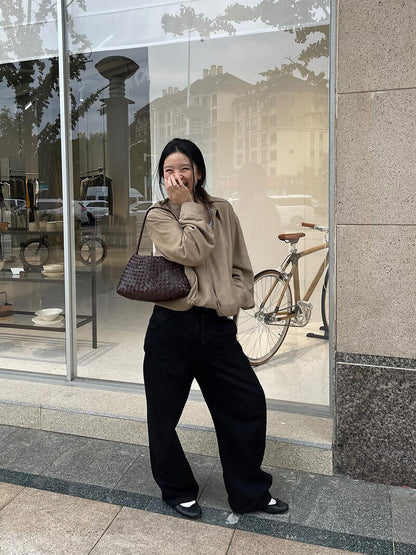 Romi – Braided Faux Leather Handbag