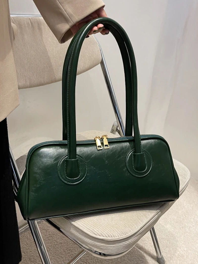 Veda – Vintage Faux Leather Shoulder Bag