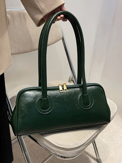 Veda – Vintage Faux Leather Shoulder Bag